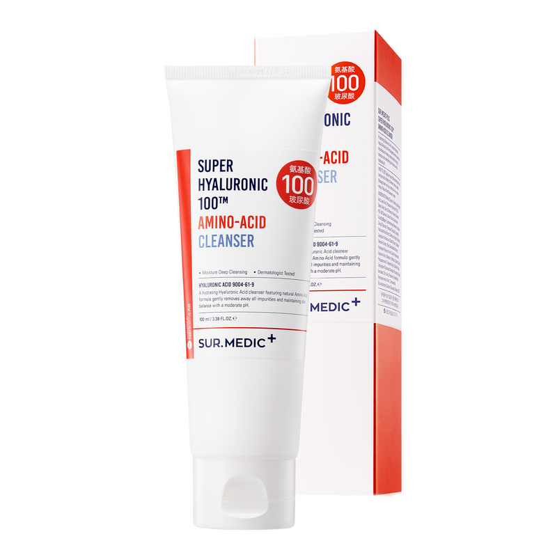 SUR.MEDIC+ SUPER HYALURONIC 100TM AMINO-ACID CLEANSER 3.38 oz / 100ml