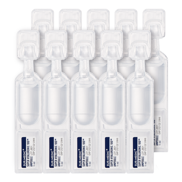 SUR.MEDIC+ SUPER HYALURONIC 100TM AQUA AMPOULE 0.28 oz / 10ml