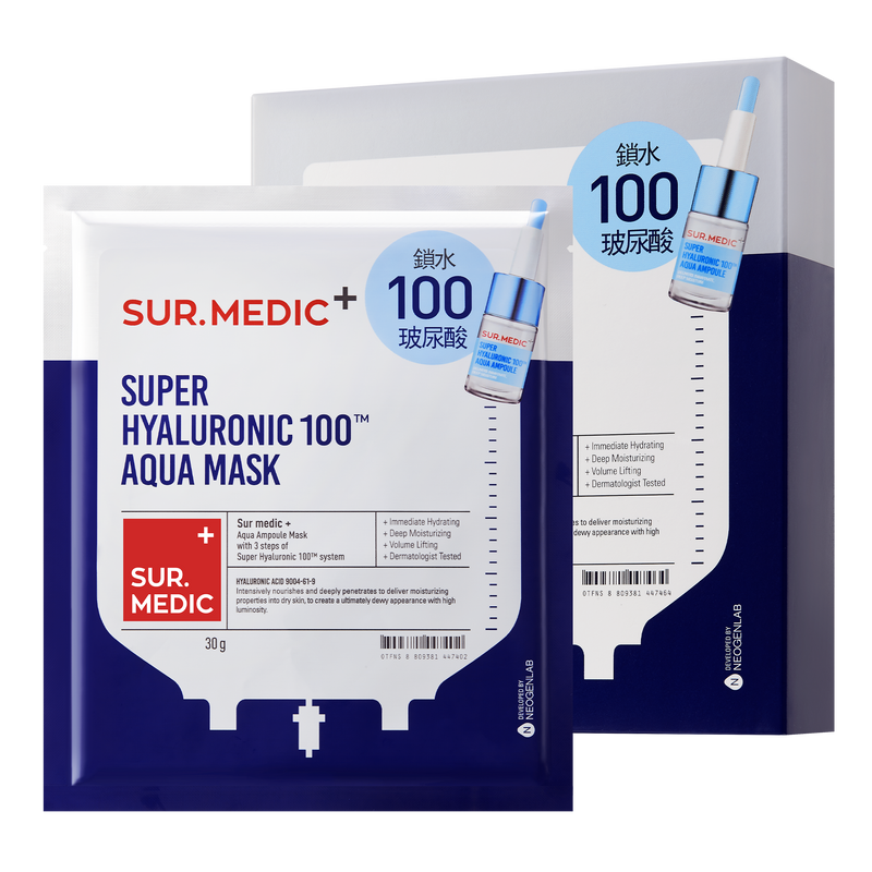 SUPER HYALURONIC 100TM AQUA MASK 10.56 oz / 30g (1 SHEET)